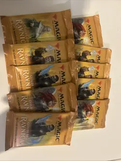 Magic The Gathering: guilds of ravnica booster packs, LOT OF 10 - Image 1