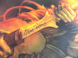 2008 MTG PLAYER SIGNED PLAYMAT MAGIC THE GATHERING MORNINGTIDE PRO PLAYERSU - Image 2