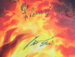 2008 MTG PLAYER SIGNED PLAYMAT MAGIC THE GATHERING MORNINGTIDE PRO PLAYERSU - Image 3
