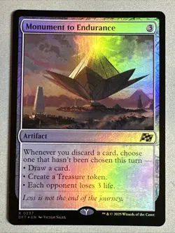 MTG / Monument to Endurance / DFT / #237 / FOIL / Rare / NM - Image 1