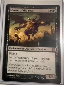 Master of the Feast Magic mtg Moderate Play, English Journey Into Nyx x1 - Image 2