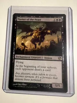 Master of the Feast Magic mtg Moderate Play, English Journey Into Nyx x1 - Image 3