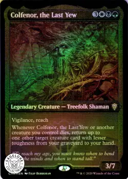 MTG Colfenor, the Last Yew (Etched) (594) | NM Foil | Commander Legends {CMR} - Image 1