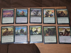 MTG Instant(PUMP SPELLS GREEN ONLY) x10 WILDSIZE/ANCIENT ANIMUS/GATHER COURAGE - Image 1
