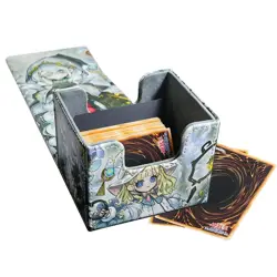 Chibi Mage PU Leather Card Deck Box - 100+ TCG Capacity | MTG, Pokemon, Yu-Gi-Oh - Image 3
