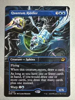 MTG / Quantum Riddler / EOE / #305 / Regular (Borderless) / Mythic / NM - Image 1