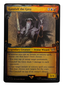 MTG Gandalf the Grey (Showcase Scrolls Foil) | UB: the Lord of the Rings NM - Image 1