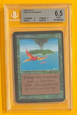 MTG BIRDS OF PARADISE Alpha (BGS 6.5) (OldManMTG 009-125) - Image 1