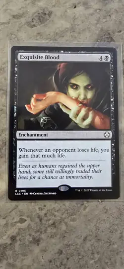 Exquisite Blood Commander: the Lost Caverns of Ixalan Regular Enchantment Rare - Image 1