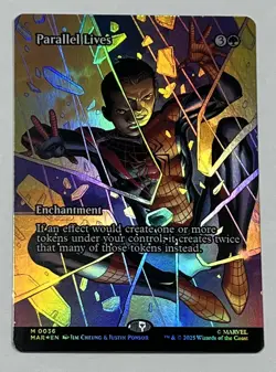 MTG Marvel Spider-Man *Foil* PARALLEL LIVES #0036 *Mint *MAR Marvel Universe - Image 1