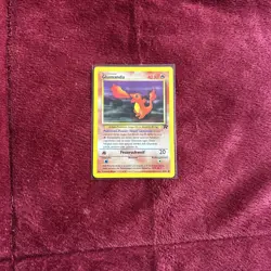 GERMAN Charmander (Glumanda) 50/82 Team Rocket Pokemon Card 99-2000 unlimited - Image 1