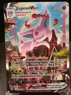 Espeon VMAX 270/264 SWSH Fusion Strike Secret Rare Alt Art Pokemon - Image 1