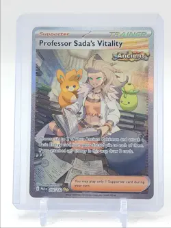 PROFESSOR SADA'S VITALITY 2023 POKEMON PARADOX ILLUSTRATION RARE Q3873 - Image 1