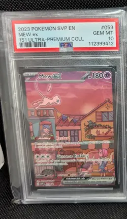 PSA 10 Pokemon SVP 151 UPC Black Star Promo Mew EX #053 GEM MINT - Image 1