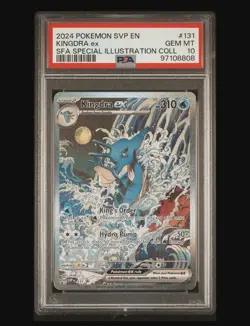 KINGDRA EX #131 - PSA 10 GEM MT - POKEMON SHROUDED FABLE BLACK STAR PROMO - Image 1