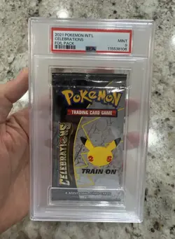 2021 Pokemon Celebrations PSA 9 MINT Graded Sealed Booster Pack English - Image 1