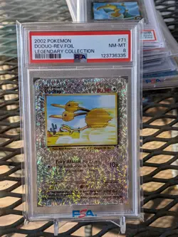 Pokemon Legendary Collection Reverse Holo Doduo #71/110 PSA 8 NM-MT - Image 1