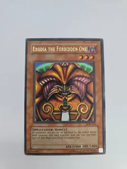 Yugioh! Exodia the Forbidden One LOB-124 Unlimited Ultra Rare NM - Image 1