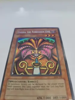 Yugioh! Exodia the Forbidden One LOB-124 Unlimited Ultra Rare NM - Image 4
