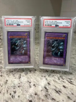PSA 9 MINT 2006 Blue Eyes Ultimate Dragon JMP-EN005 Ultimate Edition Yu-Gi-Oh - Image 1