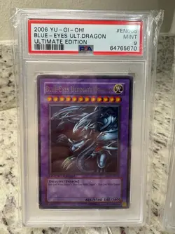PSA 9 MINT 2006 Blue Eyes Ultimate Dragon JMP-EN005 Ultimate Edition Yu-Gi-Oh - Image 4