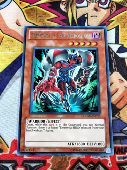 Elemental HERO Necroshade lcgx-en015 Unltd Ed (NM+) Rare Yu-Gi-Oh! - Image 1