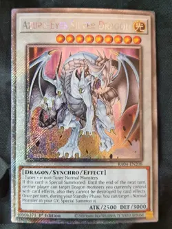 Azure-Eyes Silver Dragon RA04-EN208 Platinum Secret Rare NM Yugioh! TCG - Image 1