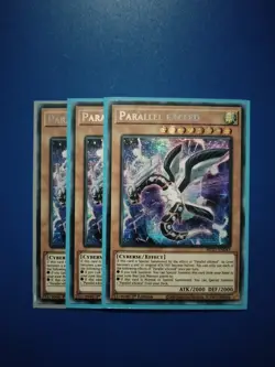 *** 3X PARALLEL EXCEED 3X *** PLAYSET PRISMATIC SECRET RARE MP21-EN043 YUGIOH! - Image 1