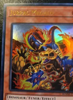 Jurrac Megalo BLMM-EN016 1st Edition Ultra Rare Monster Mayhem Yu-Gi-Oh! TCG - Image 2