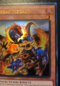 Jurrac Megalo BLMM-EN016 1st Edition Ultra Rare Monster Mayhem Yu-Gi-Oh! TCG - Image 3
