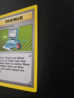 GERMAN Computer Search Pokemon Base Set First Edition Pokemon Card - Image 2