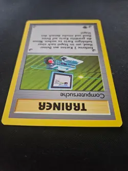 GERMAN Computer Search Pokemon Base Set First Edition Pokemon Card - Image 5