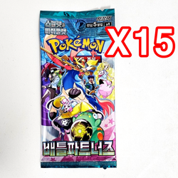 17(15+2)PACKS Battle Partners+Random Pokemon TCG Cards Booster NEW Sealed KOREAN - Image 2