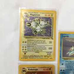 Vintage Pokemon Card Holo Lot Fossill Set Rare NM Ken Sugimori Art Lot 90s 1999 - Image 2