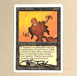 Lot of 8 Vintage MTG Revised Cards SIGNED by CHRISTOPHER RUSH * Lightning Bolt + - Image 2