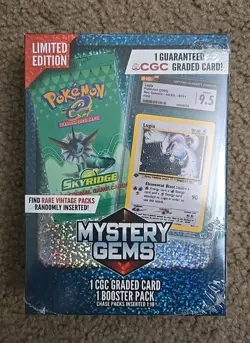 Pokemon TCG: Limited Edition Mystery Gems (1 Graded Card, 1 Booster Pack) - Image 2