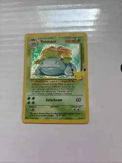 Pokemon TCG Venusaur Holo Rare Card 15/102 Celebrations 25th Anniversary - Image 1