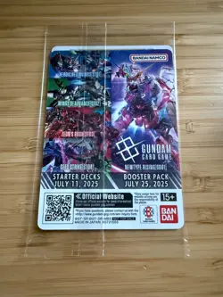 Gundam TCG EXBP-003 Promo Card Sealed (2025 Gundam Base Promo Card) - Image 2