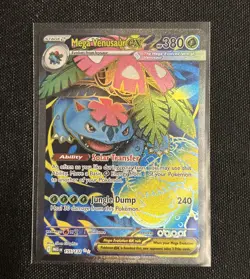 Pokemon TCG Mega Venusaur EX 155/132 Mega Evolution ENGLISH Pokemon Card NM - Image 1