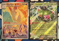 Rapidash #189/182 Destined Rivals + FREE CARD sleeved Immediately fresh Pull - Image 1