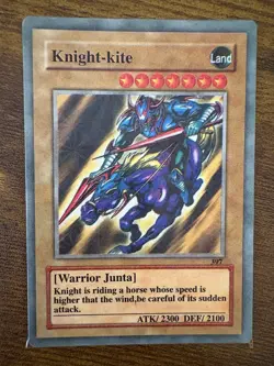 Yu Gi Oh Fake “Gaia The Fierce Knight” Knight-Kite Funny Card - Image 1