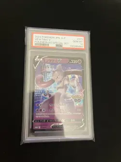 Mewtwo V 273/S-P PSA 10 GEM MINT Pokemon GO Card Japanese Promo Special Set - Image 3