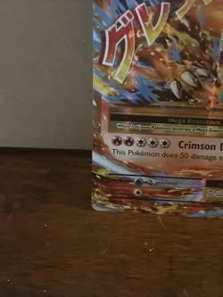 Pokemon TCG Mega-Charizard-EX Holo Rare Card Evolutions 13/108 - Image 5
