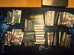 110 Pokemon TCG Online Code Cards - Unused - 8 ETB/collection/tin Codes - Image 2