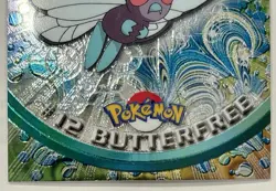 BUTTERFREE #12, Series 1 - 2000, Topps TV Animation Edition Chrome Pokemon Card - Image 3