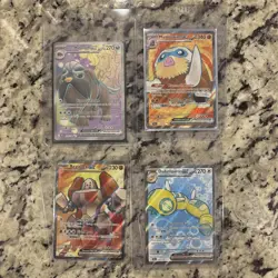 Pokemon TCG Modern Full Art Ultra Rare Card Lot Scarlet & Violet NM 10x Cards - Image 1