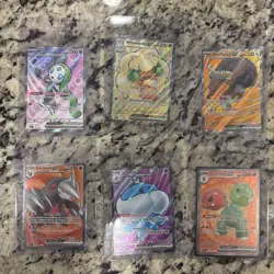 Pokemon TCG Modern Full Art Ultra Rare Card Lot Scarlet & Violet NM 10x Cards - Image 2