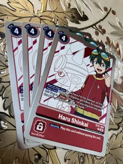 Digimon Card Game Playset Haru Shinkai BT21-084 R World Convergence - Image 1