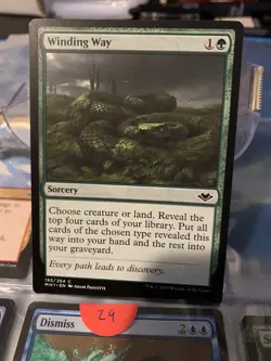 MTG 2019 WINDING WAY - SORCERY - Magic the Gathering card - Image 1