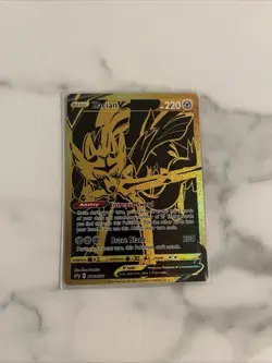 Zacian V SWSH076 Gold Holo Black Star Promo Card(Pokemon TCG Sword & Shield) - Image 4